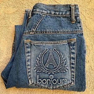 Vintage Bonjour Mom Jean